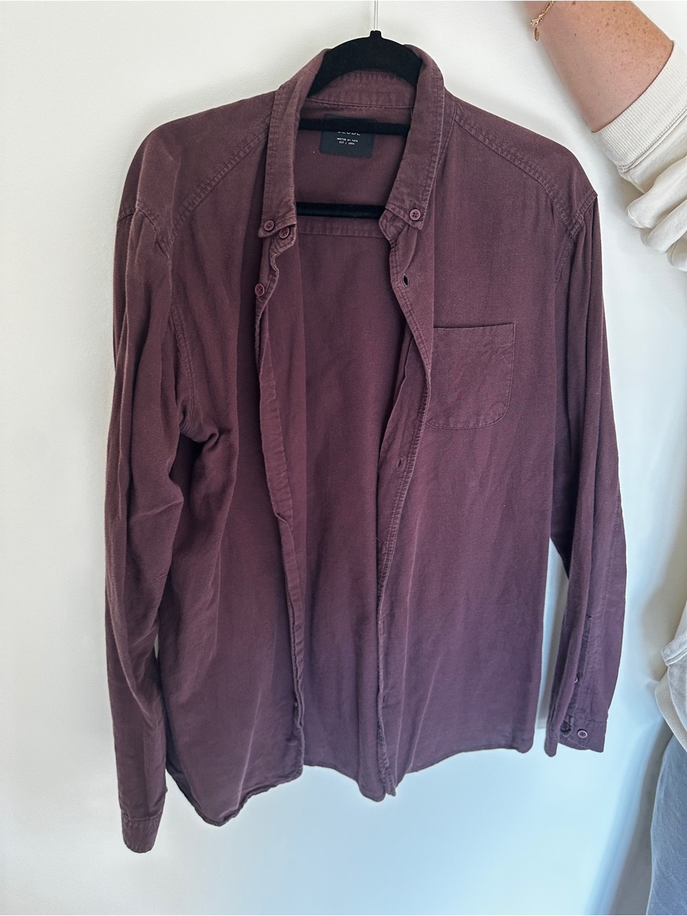 Globe Men's Button-Down Shirt in Plum